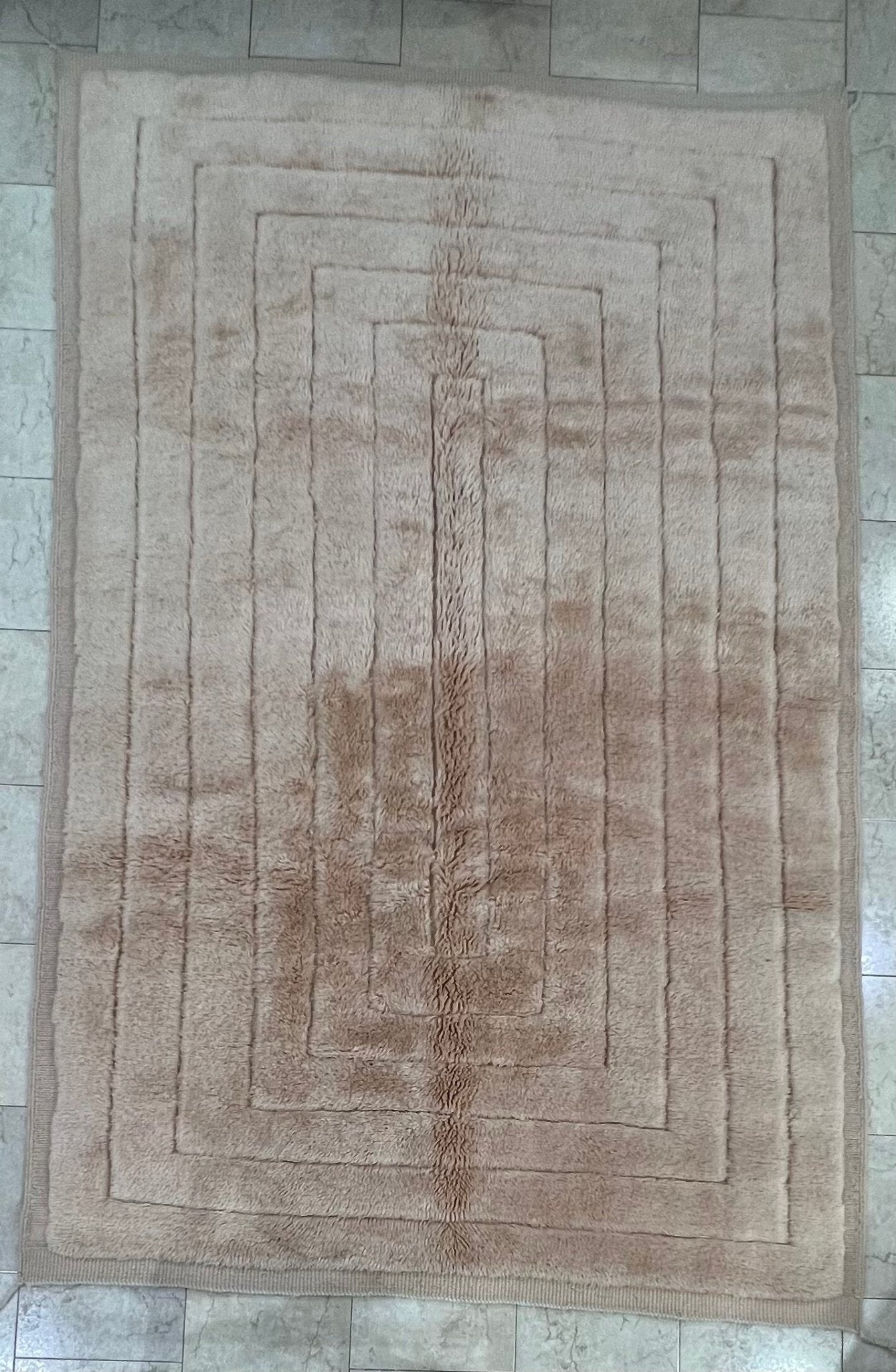 Contemporary Beni Mrirt Berber Rug 10'66" x 6'76" - 325 cm x 206 cm (Wool)