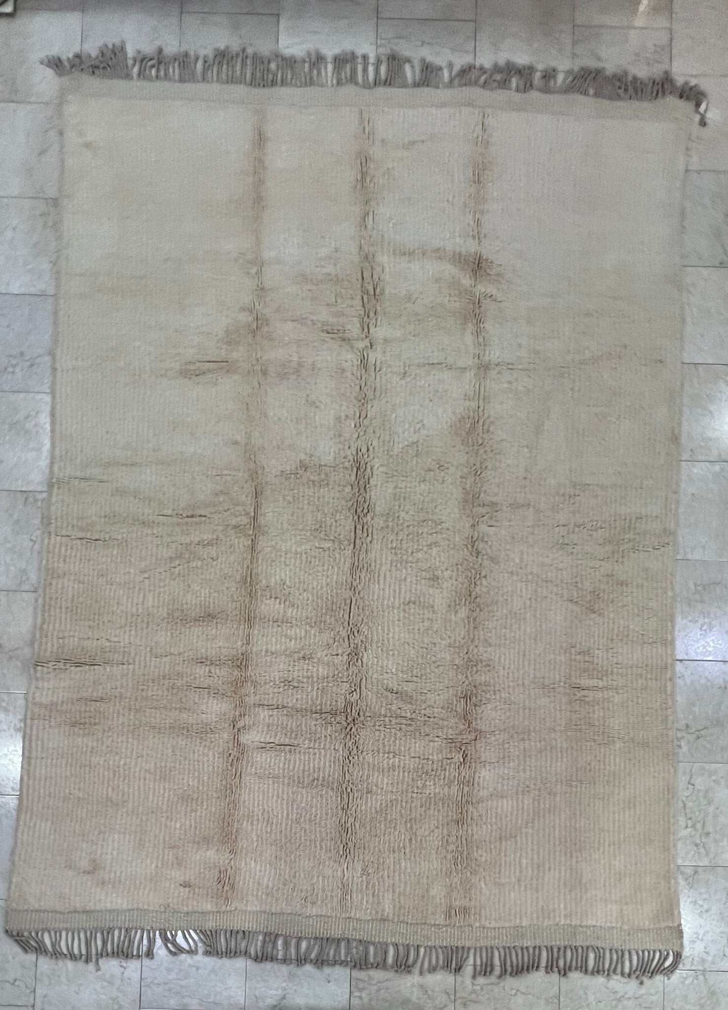 Contemporary Beni Mrirt Berber Rug 11'25" x 7'45" - 343 cm x 227 cm (Wool)