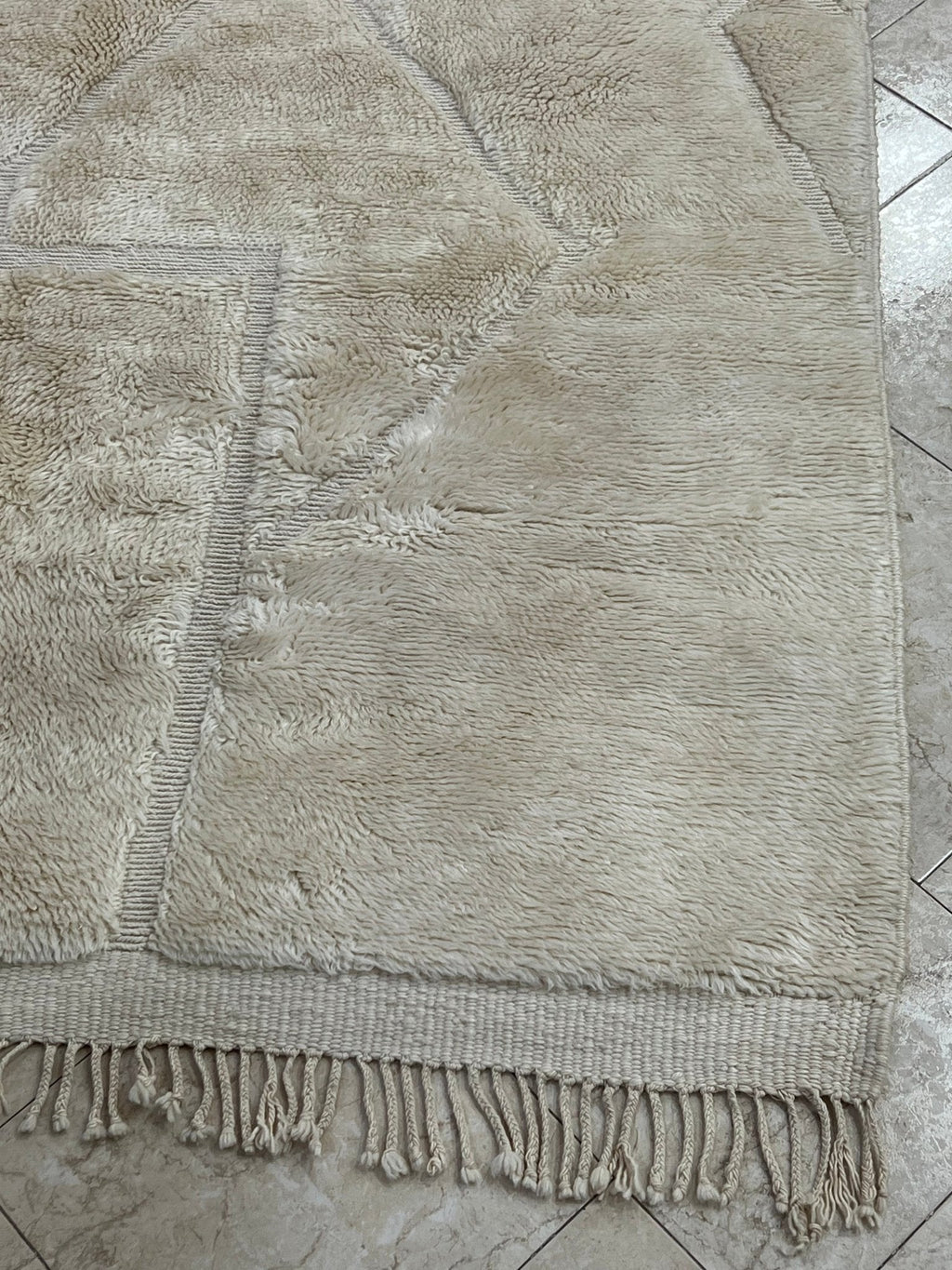 Contemporary Beni Mrirt Berber Rug 12'37" x 9'91" - 377 cm x 302 cm (Wool)