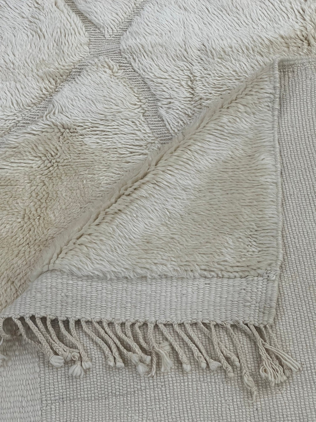 Contemporary Beni Mrirt Berber Rug 12'37" x 9'91" - 377 cm x 302 cm (Wool)