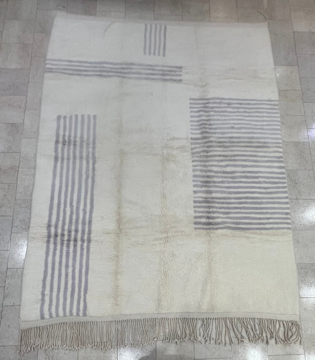 Contemporary Beni Mrirt Berber Rug 13'32" x 10'01" - 406 cm x 305 cm (Wool)