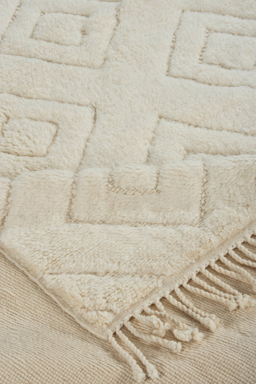 Contemporary Beni Mrirt Berber Rug 5'08" x  8'36" - 155 cm  x 255 cm (Wool)