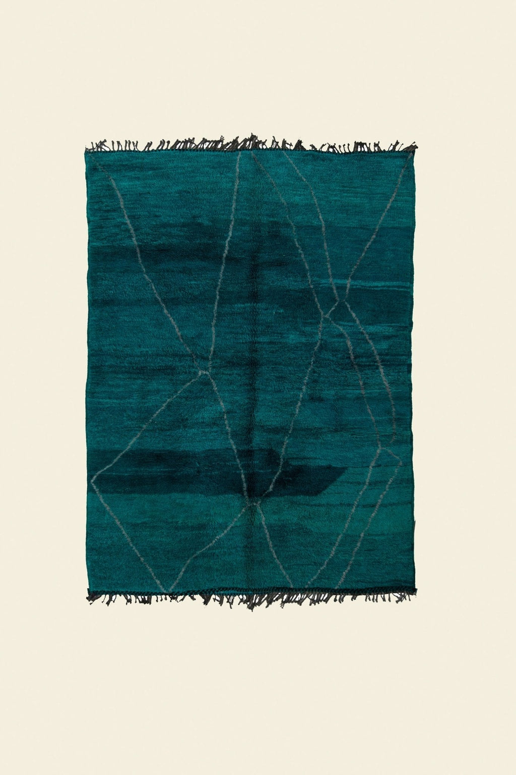 Contemporary Beni Mrirt Berber Rug 5'97" x  8'36" - 182 cm  x 255 cm (Wool)