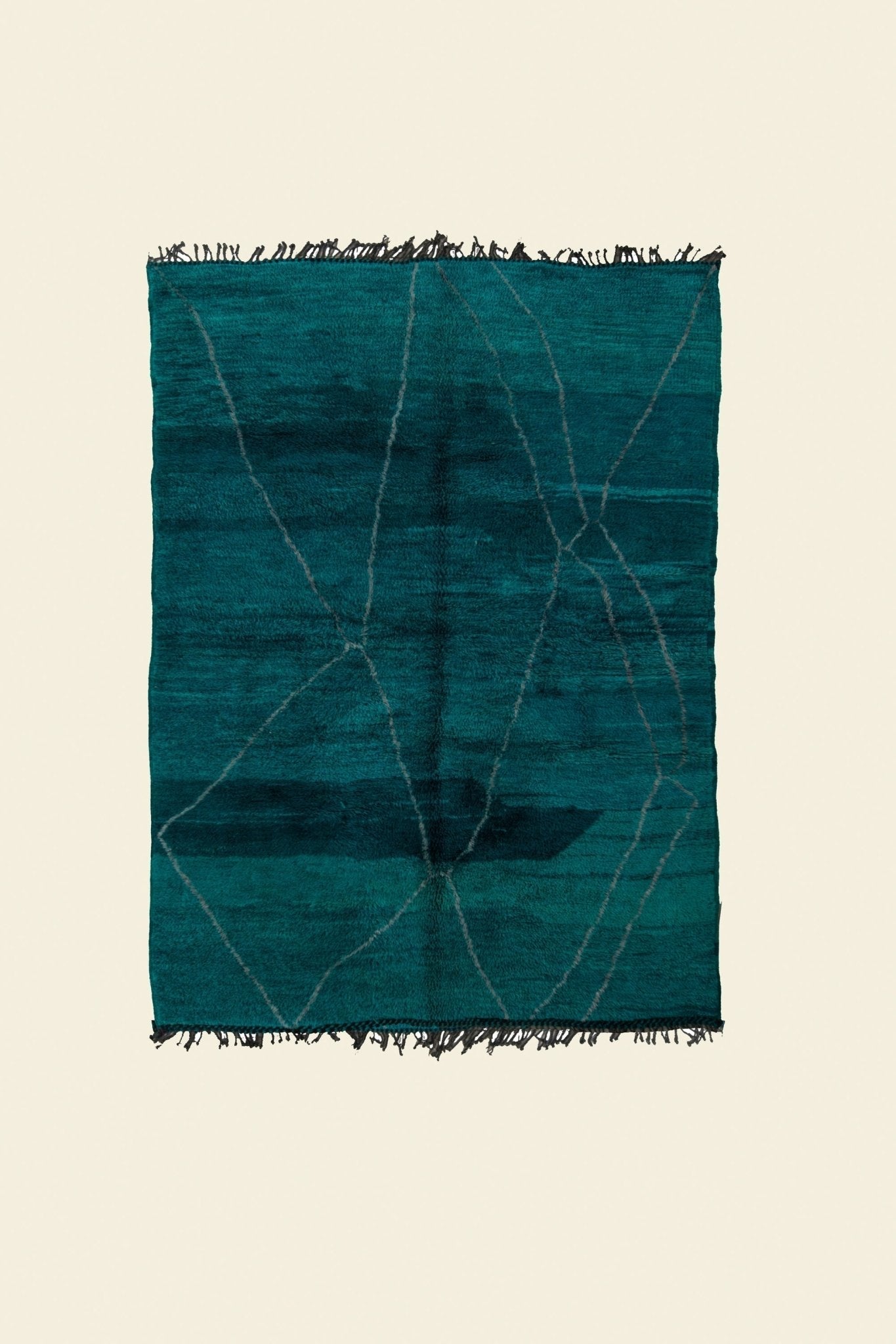 Contemporary Beni Mrirt Berber Rug 5'97" x  8'36" - 182 cm  x 255 cm (Wool)
