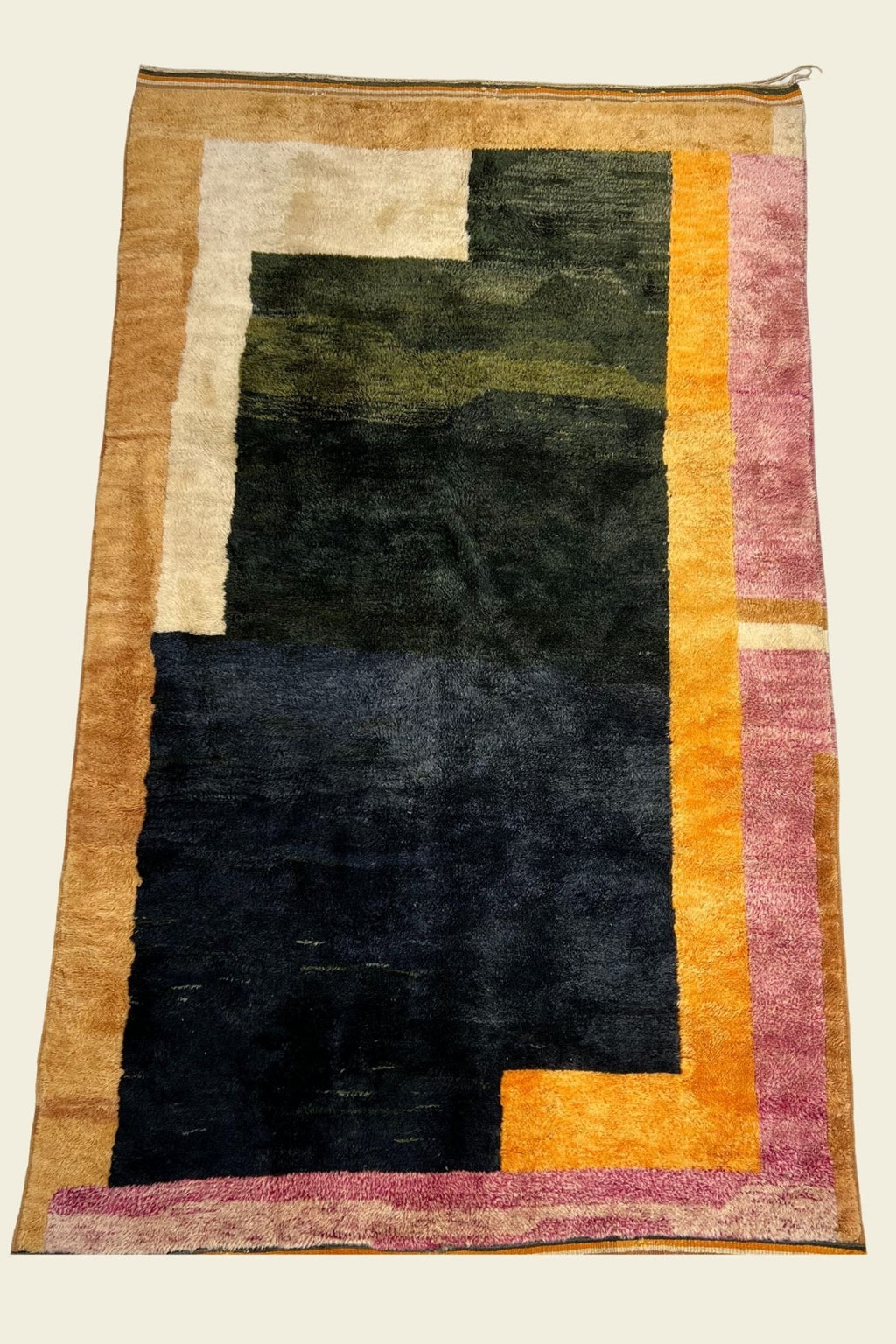 Contemporary Beni Mrirt Berber Rug 6'06" x 10'17" -  185 cm x 310 cm (Wool)