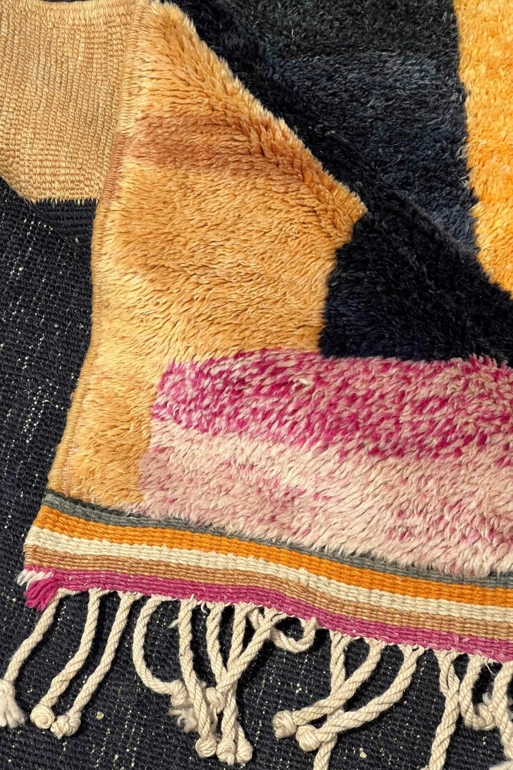 Contemporary Beni Mrirt Berber Rug 6'06" x 10'17" -  185 cm x 310 cm (Wool)