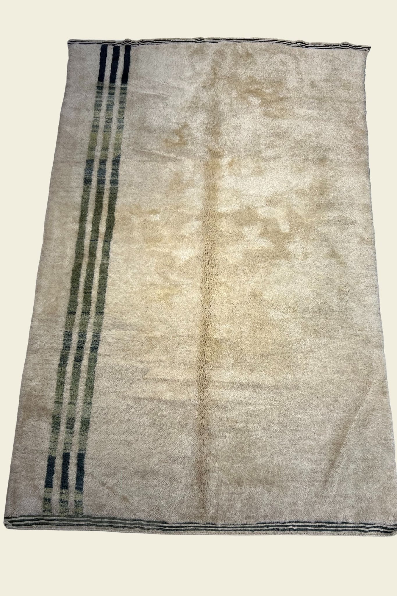 Contemporary Beni Mrirt Berber Rug 6'10" x 9'64" -  186 cm x 294 cm (Wool)