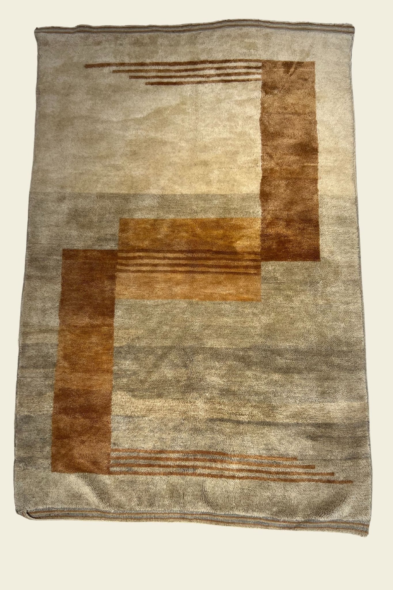 Contemporary Beni Mrirt Berber Rug 6'13" x 9'77" -  187 cm x 298 cm (Wool)