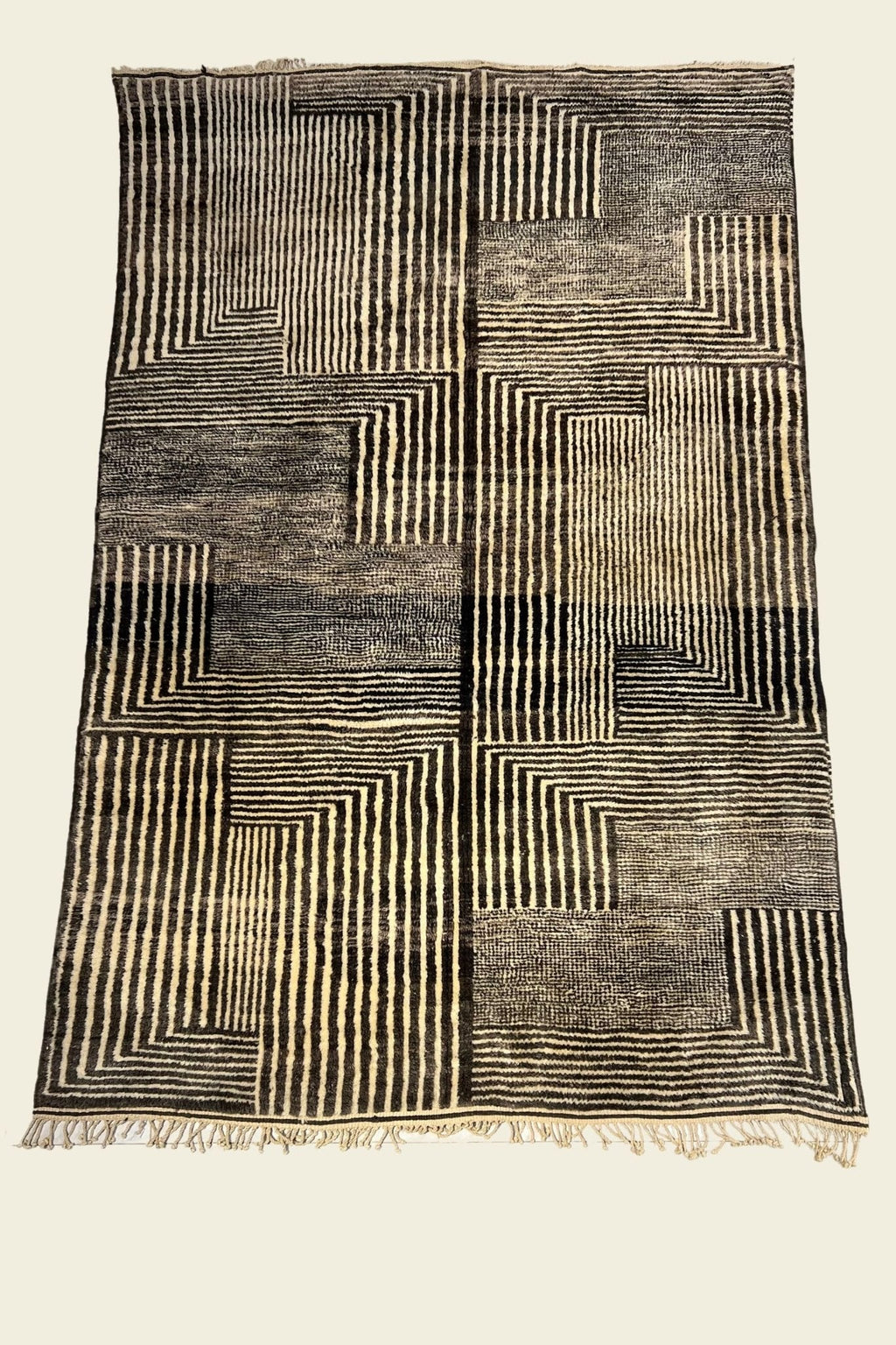 Contemporary Beni Mrirt Berber Rug 6'29" x  9'64" -  192 cm x  294 cm (Wool)