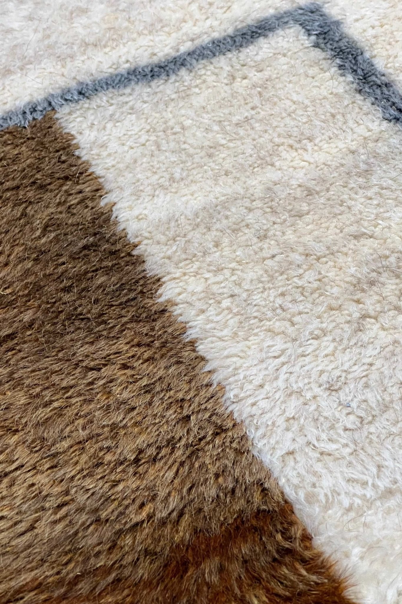 Contemporary Beni Mrirt Berber Rug 6'56" x  10'10" -  200 cm x 308 cm (Wool)