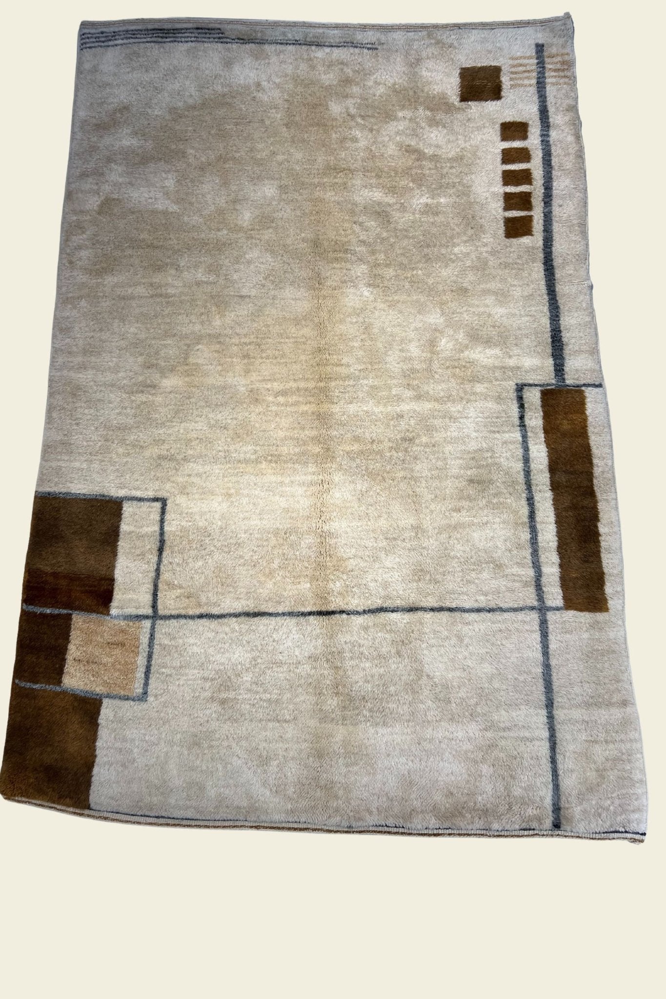 Contemporary Beni Mrirt Berber Rug 6'56" x  10'10" -  200 cm x 308 cm (Wool)