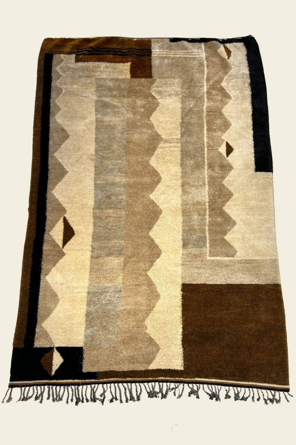 Contemporary Beni Mrirt Berber Rug 6'59" x  9'64" -  201 cm x 294 cm (Wool)
