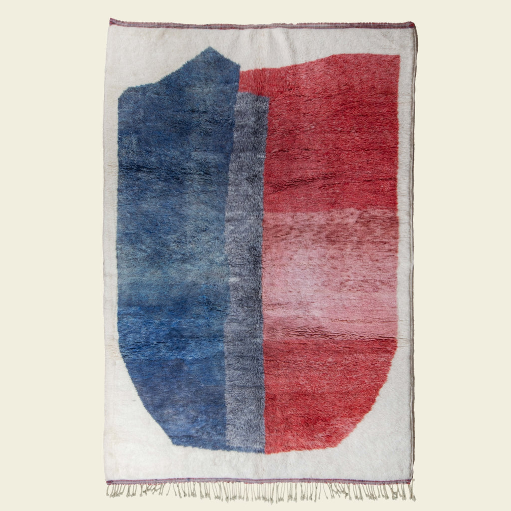 Contemporary Beni Mrirt Berber Rug 6'72" x  10'40" - 205 cm  x 317 cm (Wool)