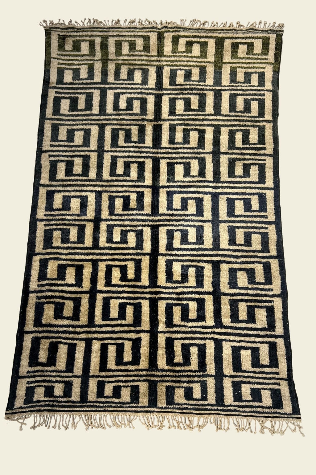 Contemporary Beni Mrirt Berber Rug 6'79" x 9'35" - 207 cm  x 285 cm (Wool)