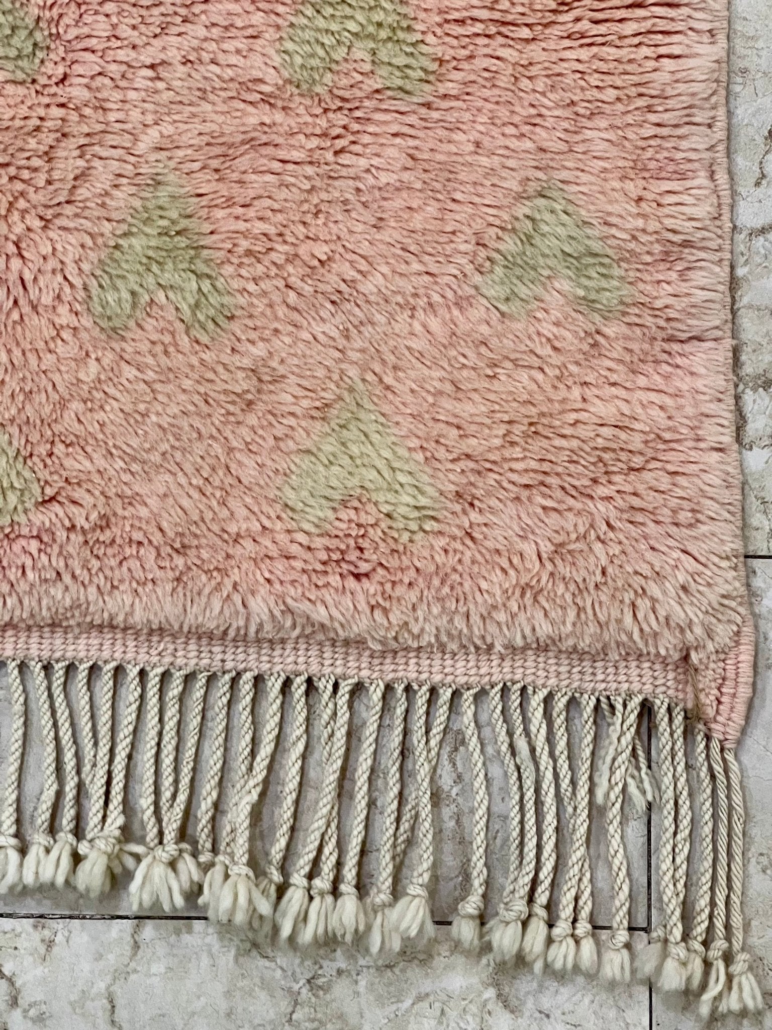 Contemporary Beni Mrirt Berber Rug 6'82" x 4'53" - 208 cm x 138 cm (Wool)