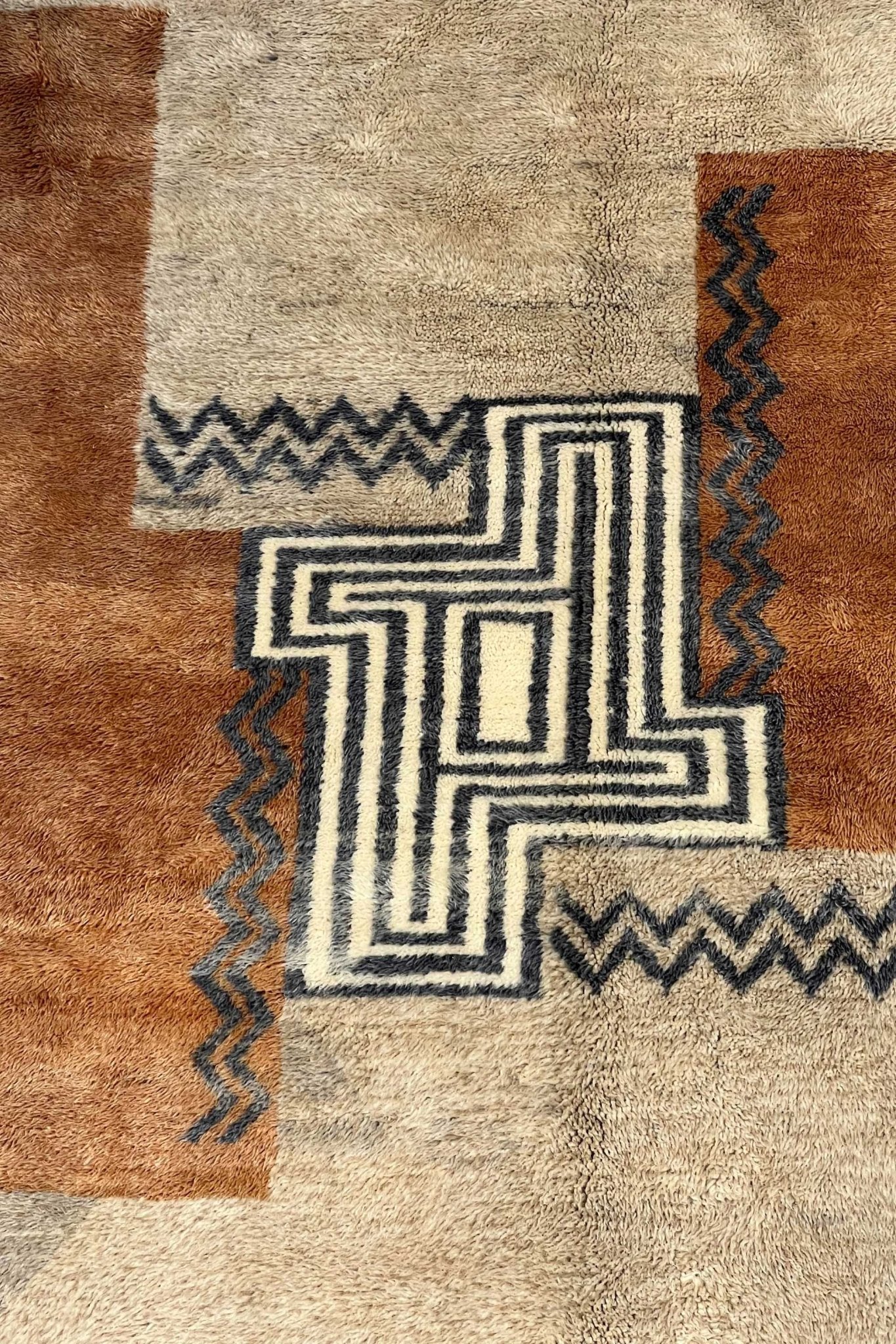 Contemporary Beni Mrirt Berber Rug 6'85" x  10'49" -  209 cm x 320 cm (Wool)