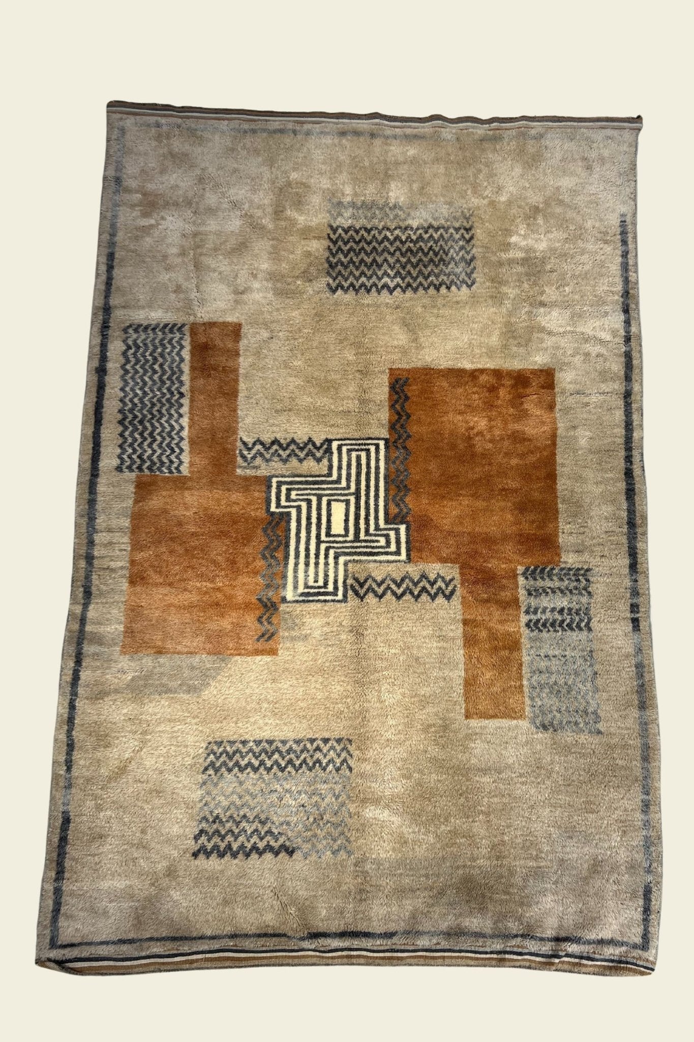 Contemporary Beni Mrirt Berber Rug 6'85" x  10'49" -  209 cm x 320 cm (Wool)