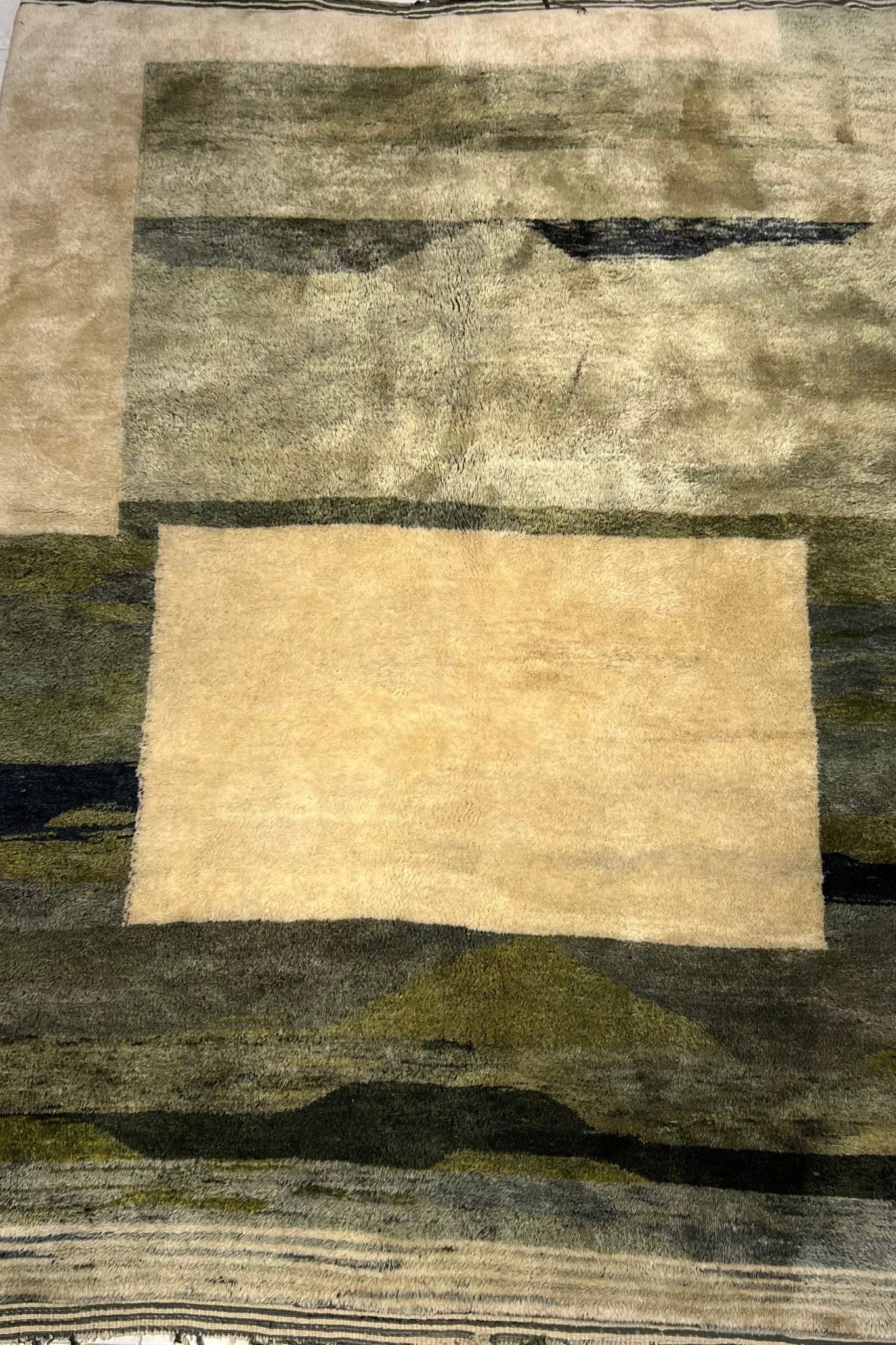 Contemporary Beni Mrirt Berber Rug 6'88" x  9'41" -  210 cm x 287 cm (Wool)