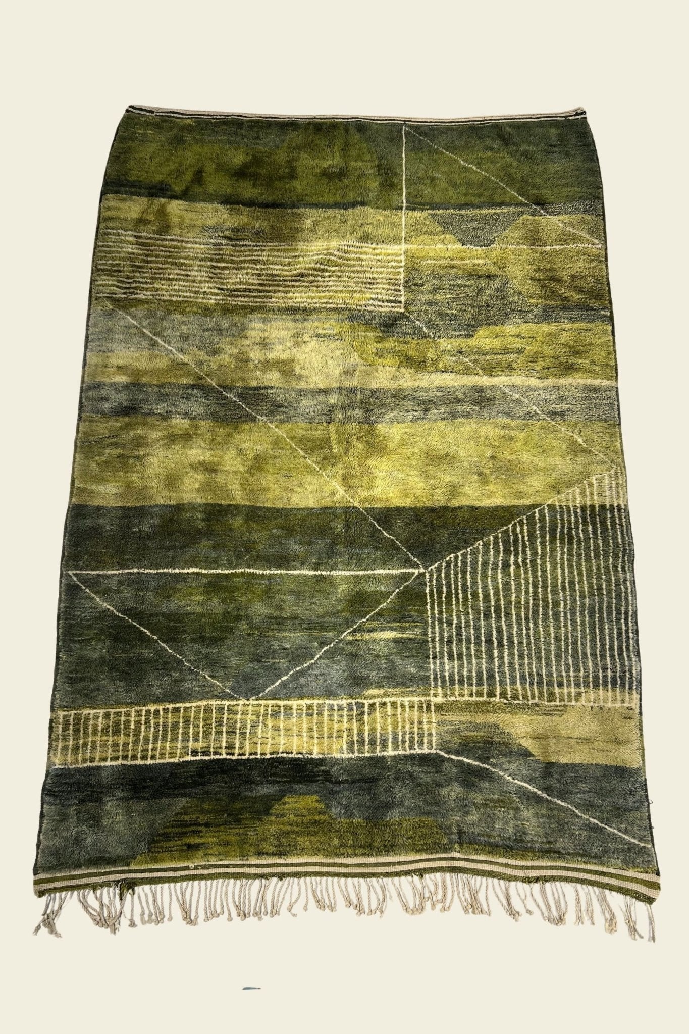 Contemporary Beni Mrirt Berber Rug 6'95" x  10'23" -  212 cm x 312 cm (Wool)