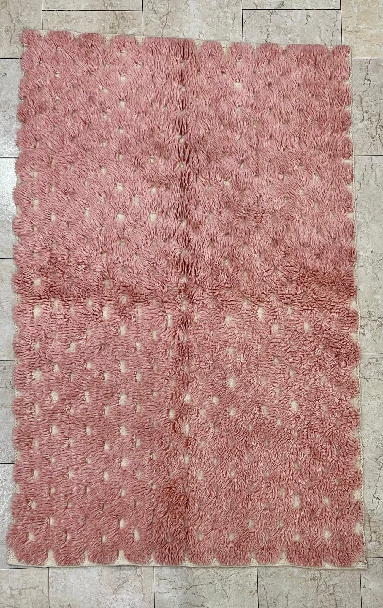 Contemporary Beni Mrirt Berber Rug 6'96" x 4'43" - 212 cm x 135 cm (Wool)