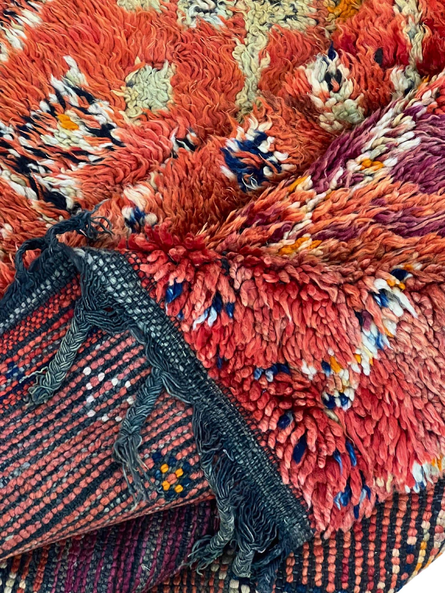 Vintage Beni Mguild Berber Rug 6'1" x 9'2"  - 185 cm x 280 cm (Wool)