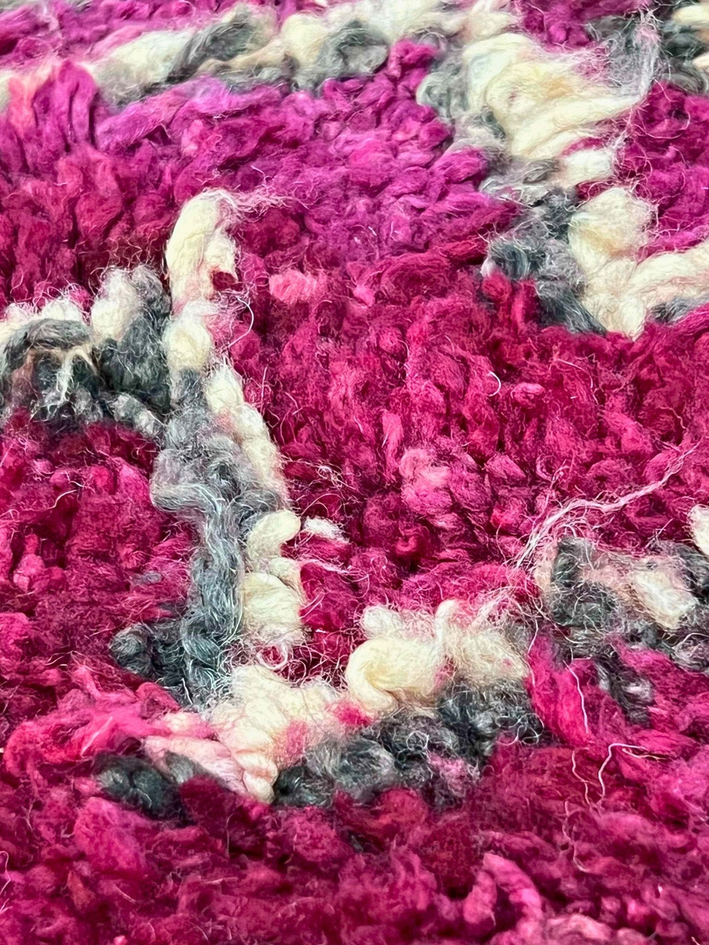 Vintage Beni Mguild Berber Rug 6'11" x  12'10" - 210 cm  x 390 cm (Wool)