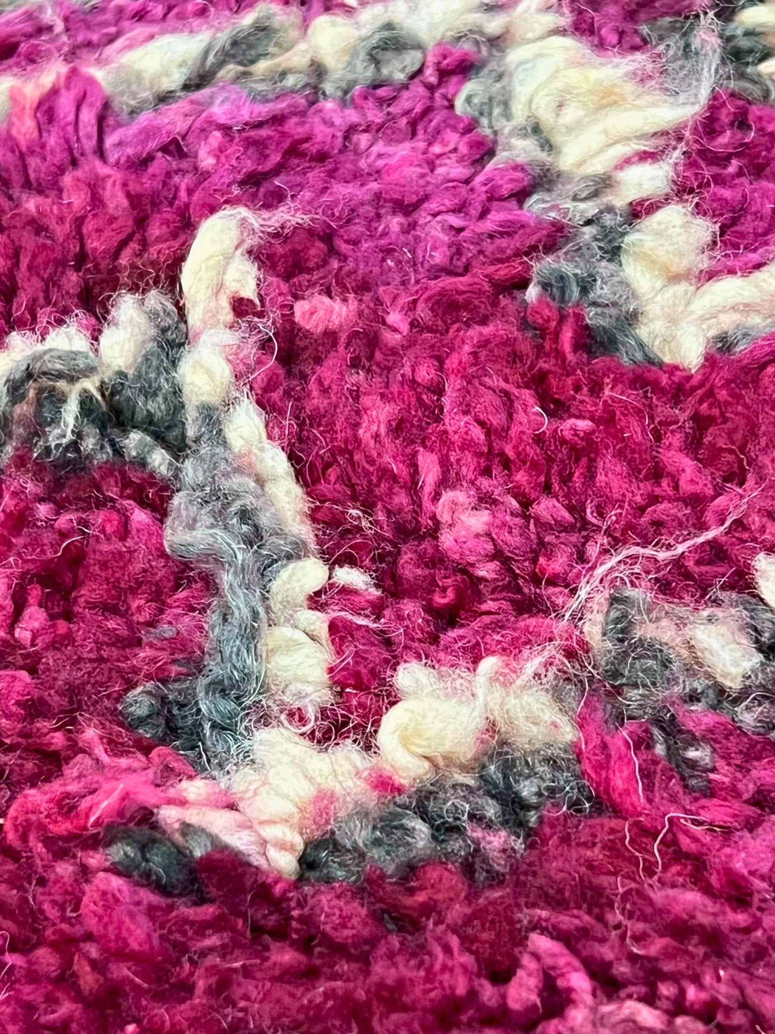 Vintage Beni Mguild Berber Rug 6'11" x  12'10" - 210 cm  x 390 cm (Wool)