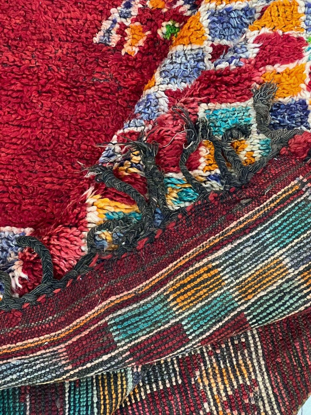 Vintage Beni Mguild Berber Rug 7'1" x  9'6" - 215 cm  x 290 cm (Wool)