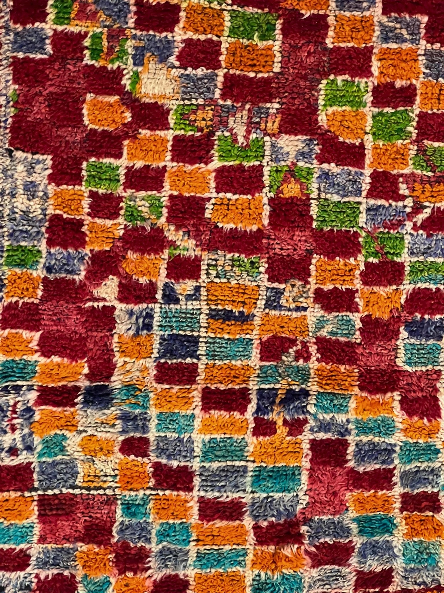 Vintage Beni Mguild Berber Rug 7'1" x  9'6" - 215 cm  x 290 cm (Wool)