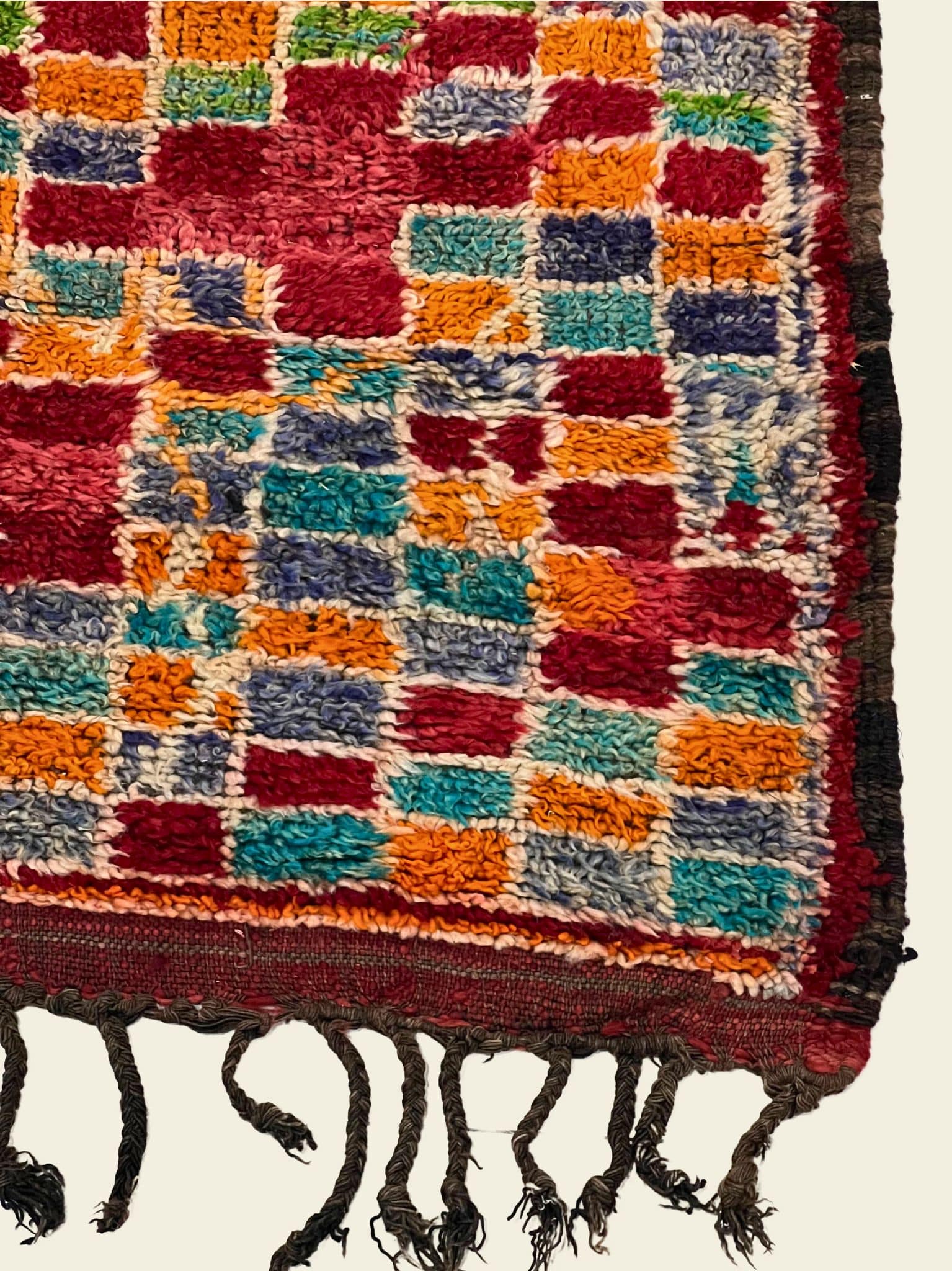 Vintage Beni Mguild Berber Rug 7'1" x  9'6" - 215 cm  x 290 cm (Wool)