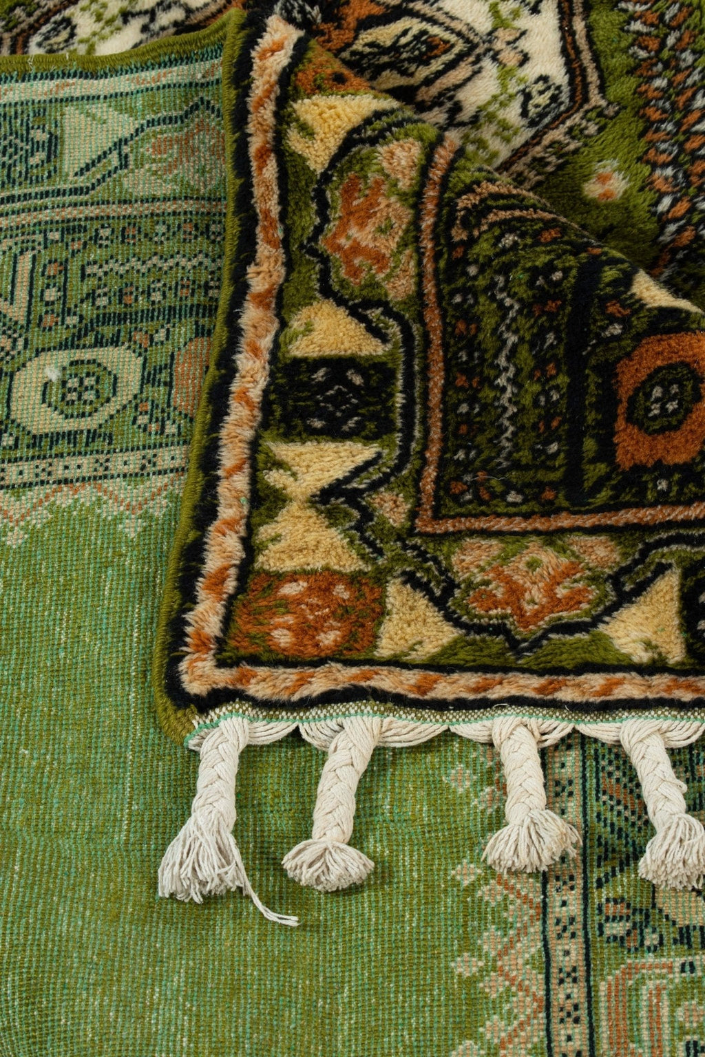 Vintage Rabat Moroccan Rug 6'26" x 9'61" - 191 cm x 293 cm (Wool)