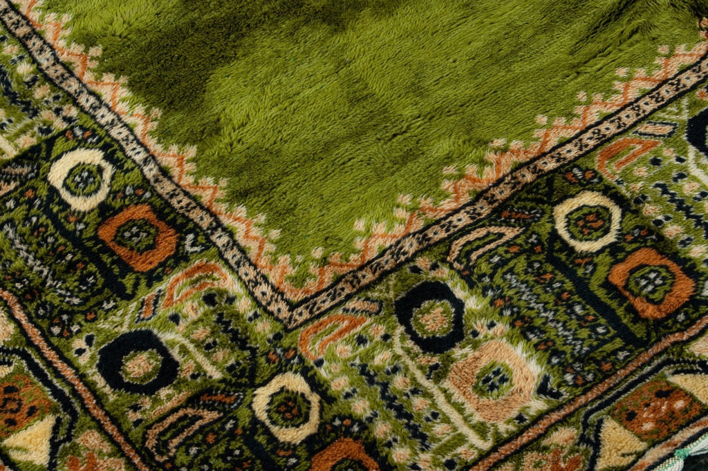 Vintage Rabat Moroccan Rug 6'26" x 9'61" - 191 cm x 293 cm (Wool)