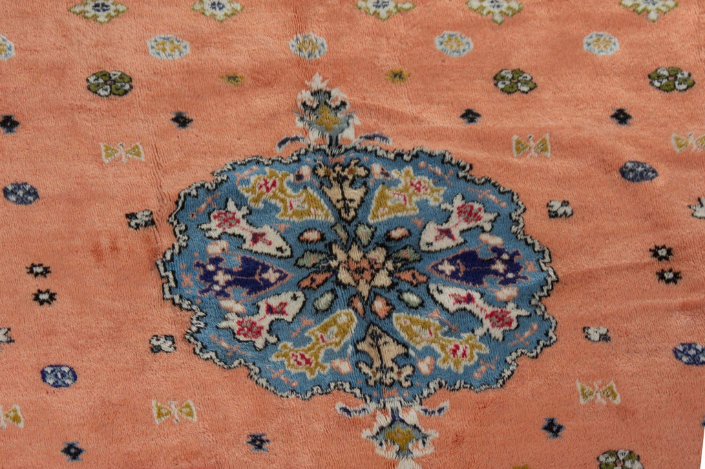 Vintage Rabat Moroccan Rug 6’33’’ x 9’61’’ - 193 cm x 293 cm (Wool)