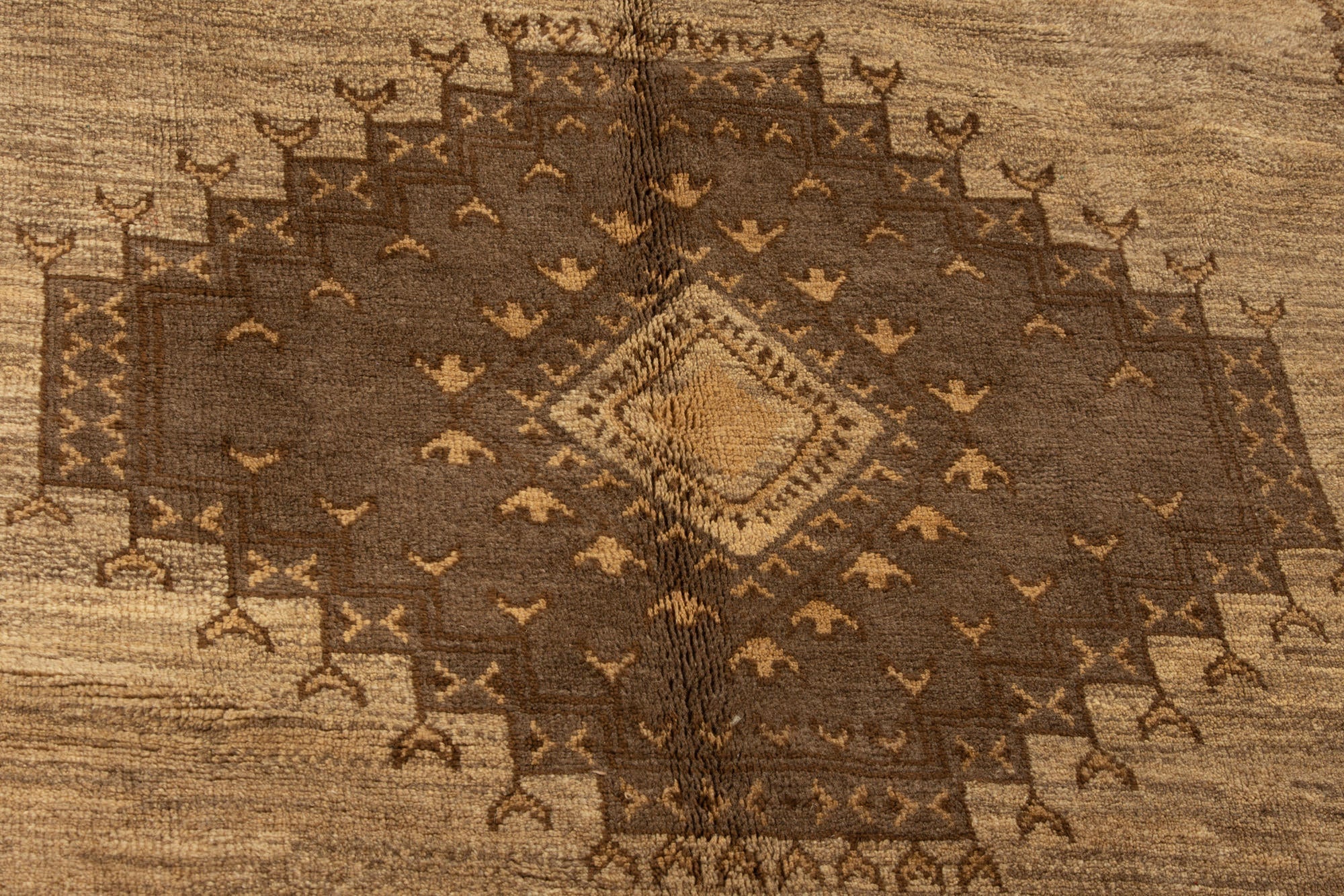 Vintage Rabat Moroccan Rug 6’49’’ x 9'48" - 198 cm x 289 cm (Wool)