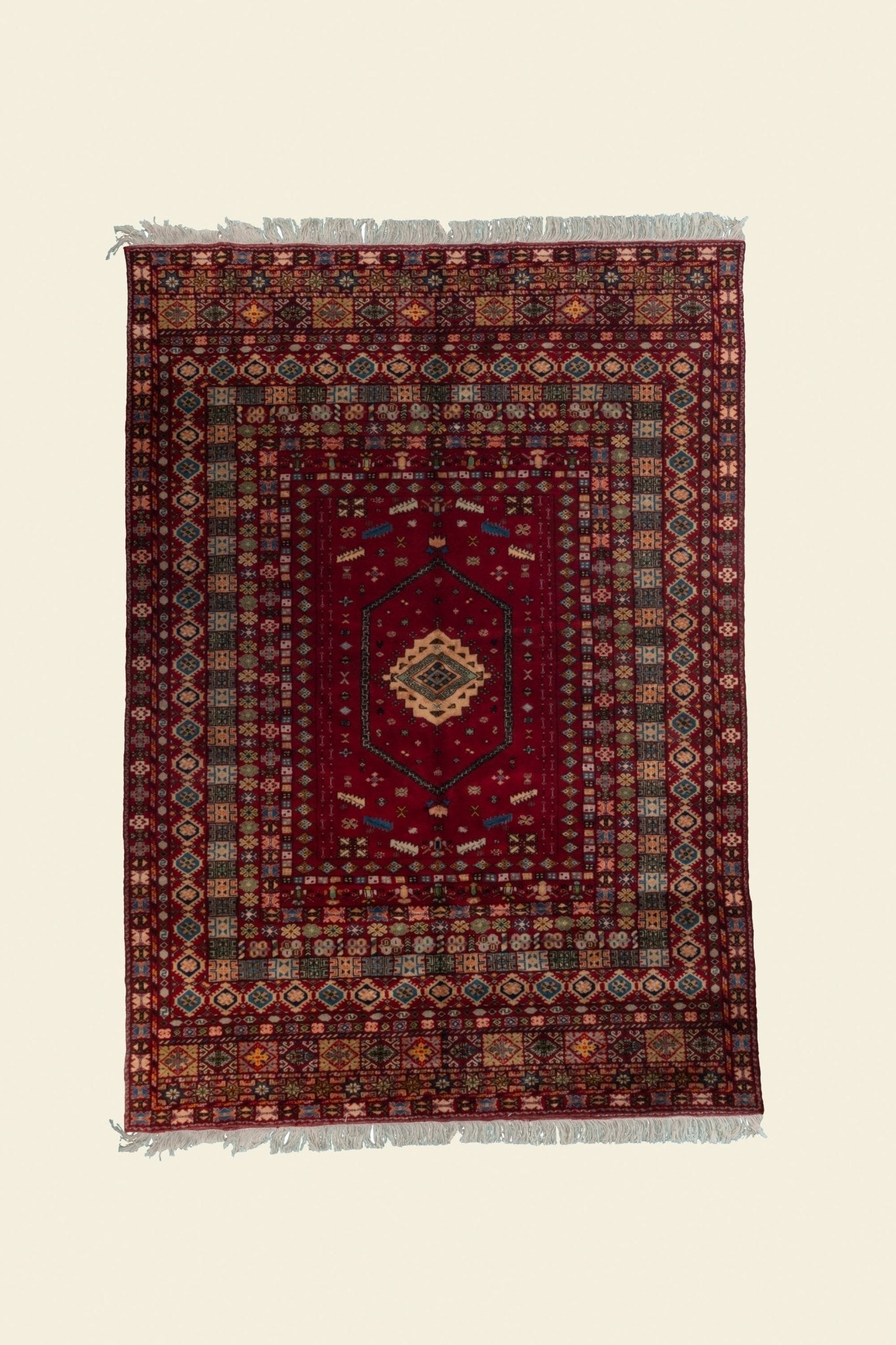 Vintage Rabat Moroccan Rug 6’79’’ x 9'64" - 207 cm x 294 cm (Wool)