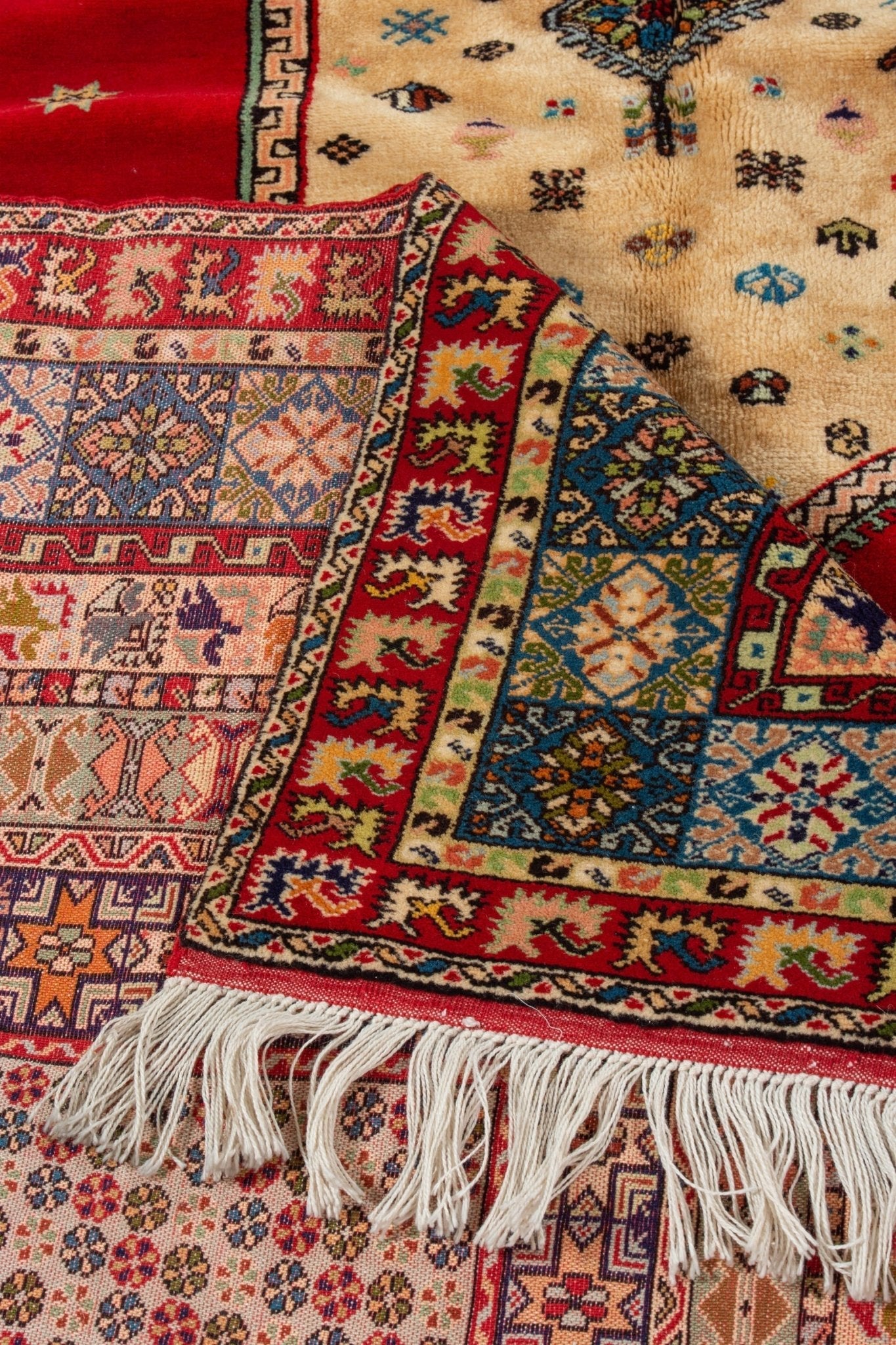 Vintage Rabat Moroccan Rug 6’88’’ x 9’58’’ - 210 cm x 292 cm (Wool)