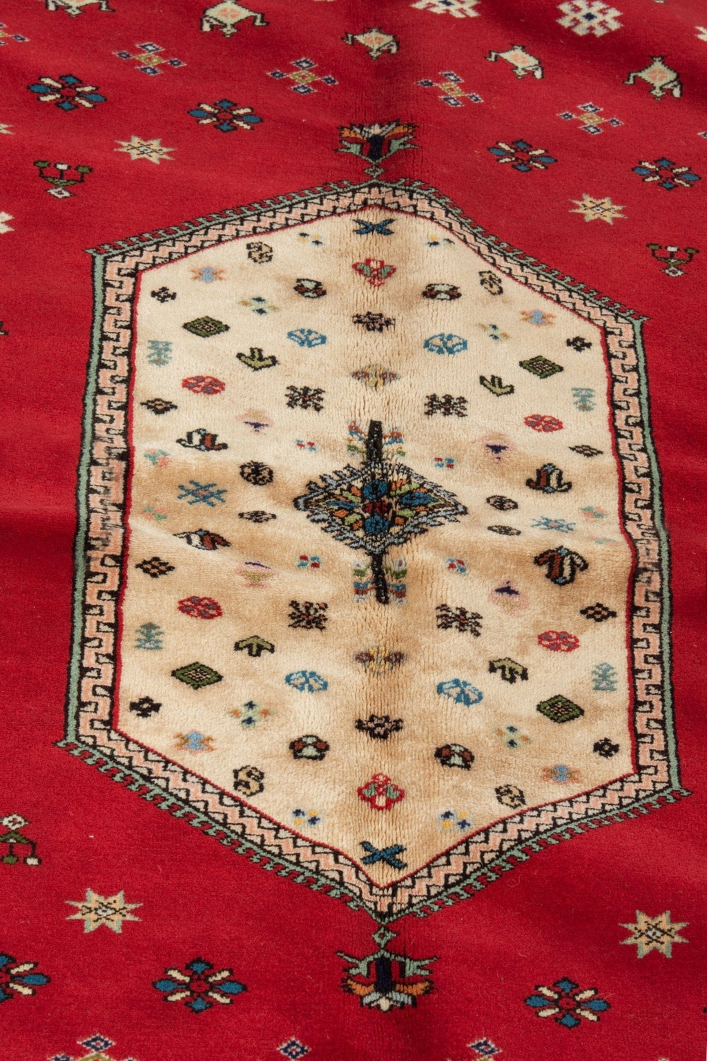 Vintage Rabat Moroccan Rug 6’88’’ x 9’58’’ - 210 cm x 292 cm (Wool)