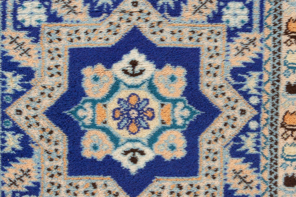 Vintage Rabat Moroccan Rug 6'98" x 10'76" - 213 cm x 328 cm (Wool)