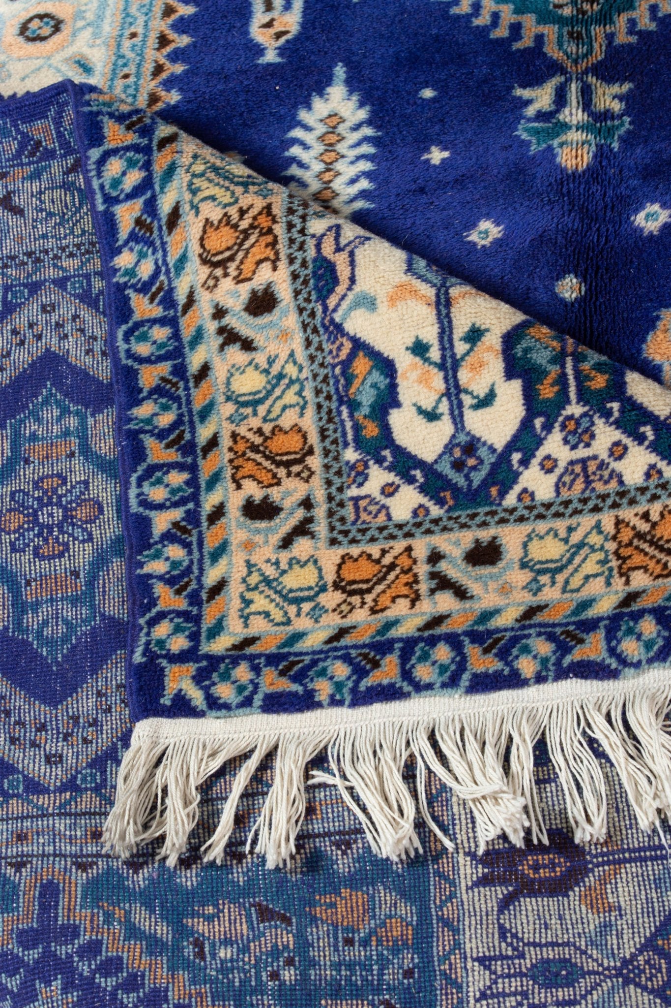 Vintage Rabat Moroccan Rug 6'98" x 10'76" - 213 cm x 328 cm (Wool)